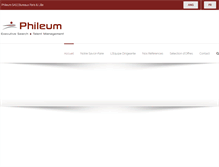 Tablet Screenshot of phileum.com